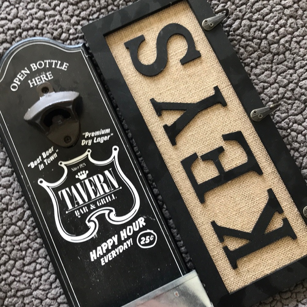 Bundle key hook and bottle opener